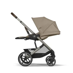 Poussette trio balios s lux 3 almond beige + siège auto cloud g i-size + nacelle + base g3