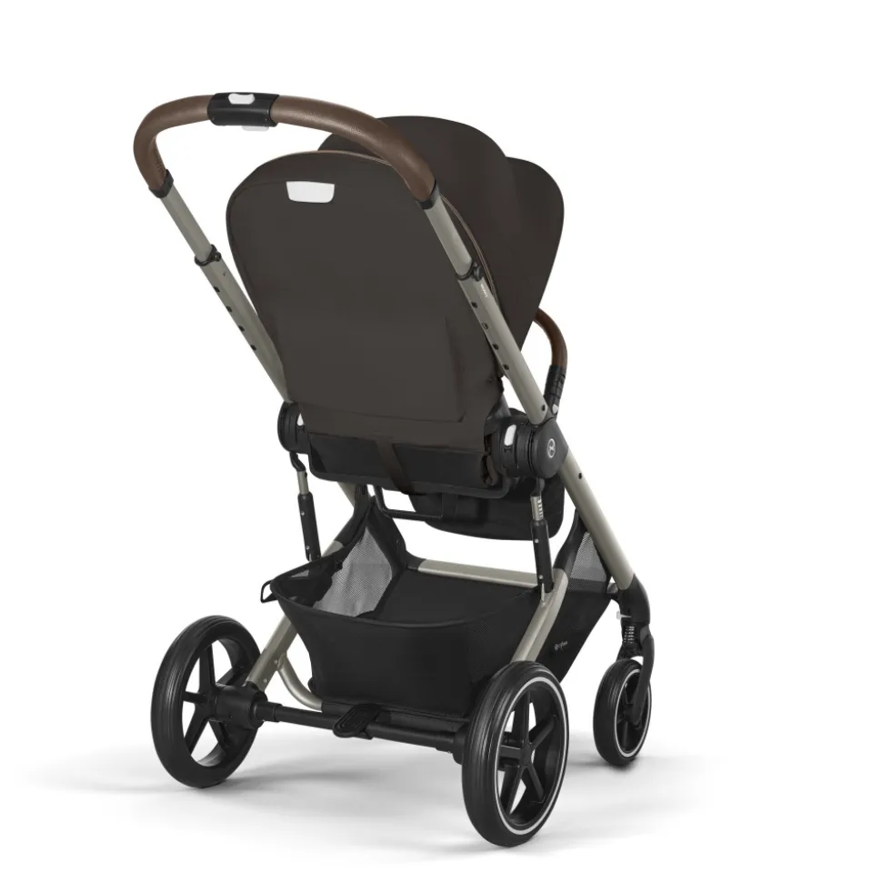 Poussette trio balios s lux 3 chocolate brown + siège auto cloud g i-size + nacelle + base g3