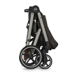 Poussette trio balios s lux 3 chocolate brown + siège auto cloud g i-size + nacelle + base g3