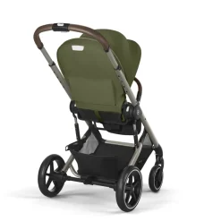 Poussette trio balios s lux 3 moss green + siège auto cloud g i-size + nacelle + base g3