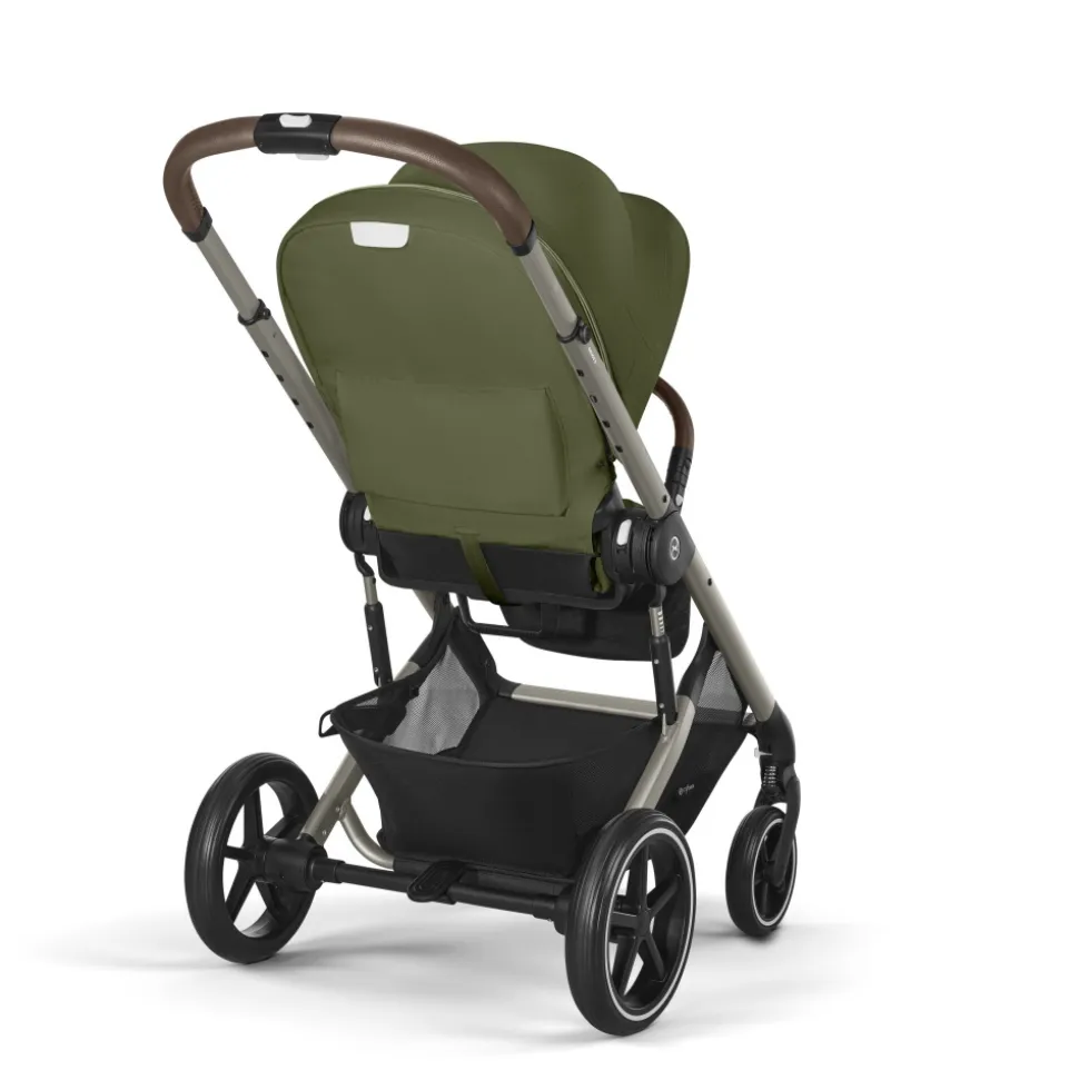 Poussette trio balios s lux 3 moss green + siège auto cloud g i-size + nacelle + base g3