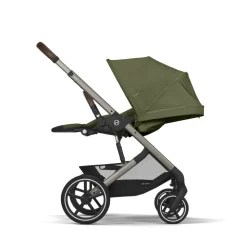 Poussette trio balios s lux 3 moss green + siège auto cloud g i-size + nacelle + base g3