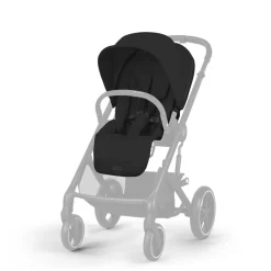 Poussette trio balios s lux 3 moon black + siège auto cloud g i-size + nacelle + base g3