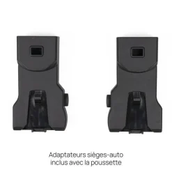 Poussette trio bellagio 2 + first seat recline + nacelle flexi + fullseat 360 avec base black satin