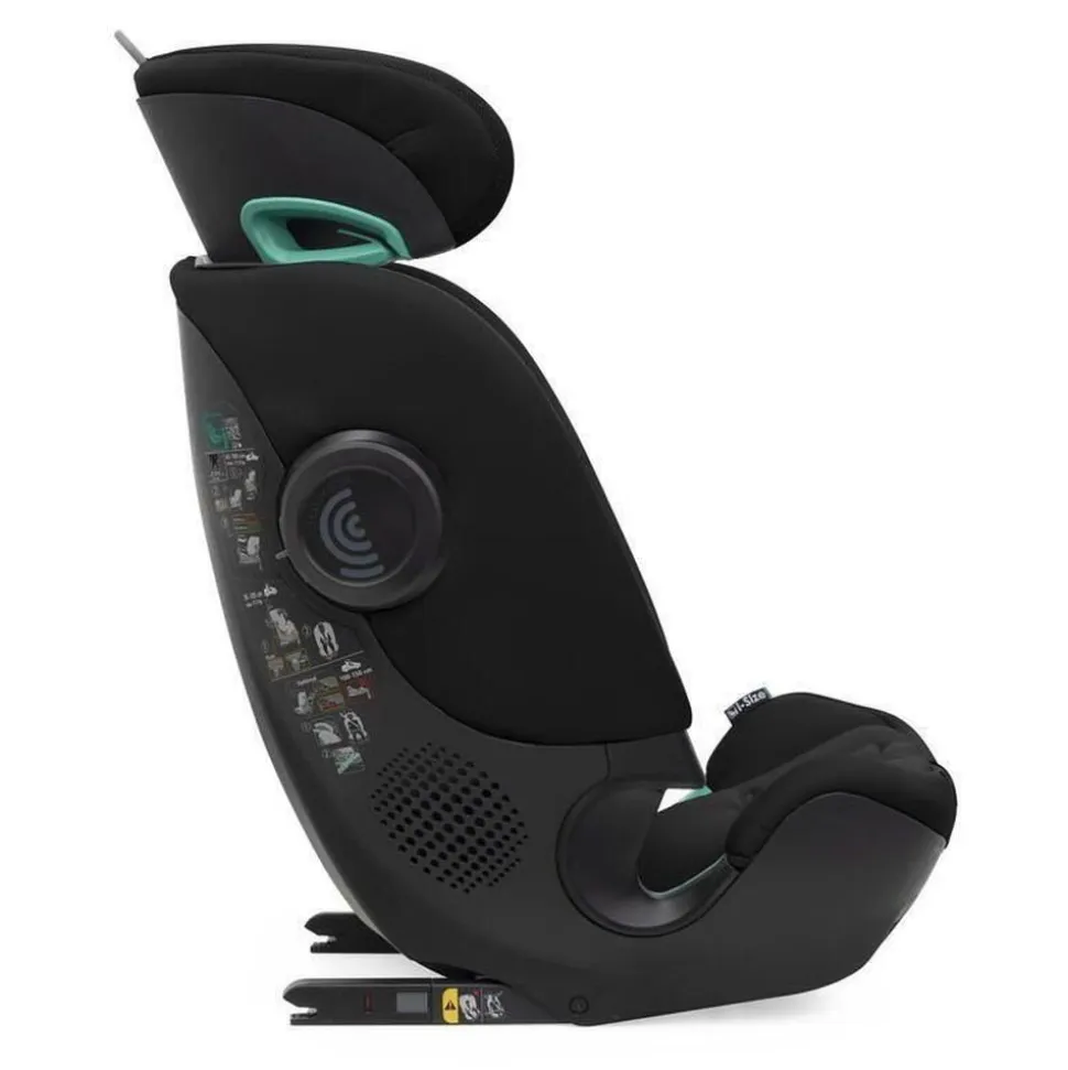 Poussette trio bellagio 2 + first seat recline + nacelle flexi + fullseat 360 avec base black satin