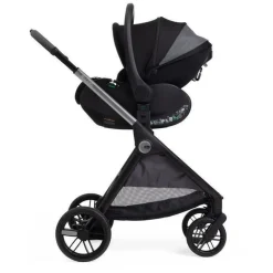 Poussette trio bellagio 2 + first seat recline + nacelle flexi + fullseat 360 avec base black satin