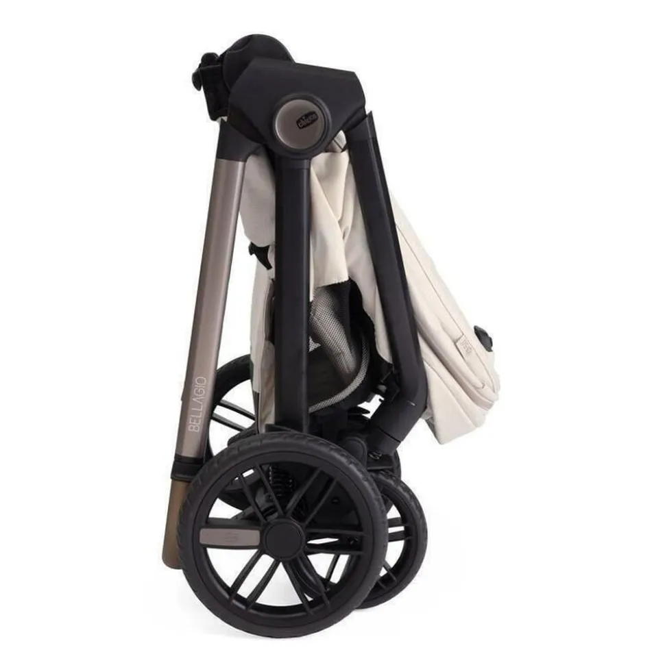Poussette trio bellagio 2 + first seat recline + nacelle flexi + fullseat 360 avec base amber glow