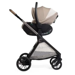 Poussette trio bellagio 2 + first seat recline + nacelle flexi + fullseat 360 avec base amber glow