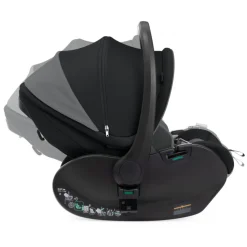 Poussette trio bellagio 2 + siège auto first seat recline i-size black satin