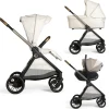 Poussette trio bellagio 2 + siège auto first seat recline i-size amber glow
