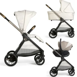 Poussette trio bellagio 2 + siège auto first seat recline i-size amber glow
