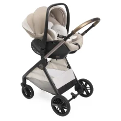 Poussette trio bellagio 2 + siège auto first seat recline i-size amber glow