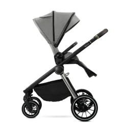 Poussette trio bianca - nacelle + coque aria lux gris