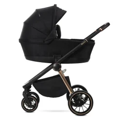 Poussette trio bianca - nacelle + coque aria lux noir