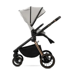 Poussette trio bianca - nacelle + coque aria lux beige