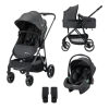 Poussette trio brume mineral graphite