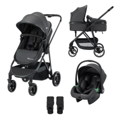 Poussette trio brume mineral graphite