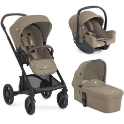 Poussette trio chrome 2 + siège auto i-snug 2 + nacelle chrome 2 cashew