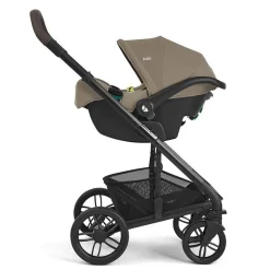 Poussette trio chrome 2 + siège auto i-snug 2 + nacelle chrome 2 cashew