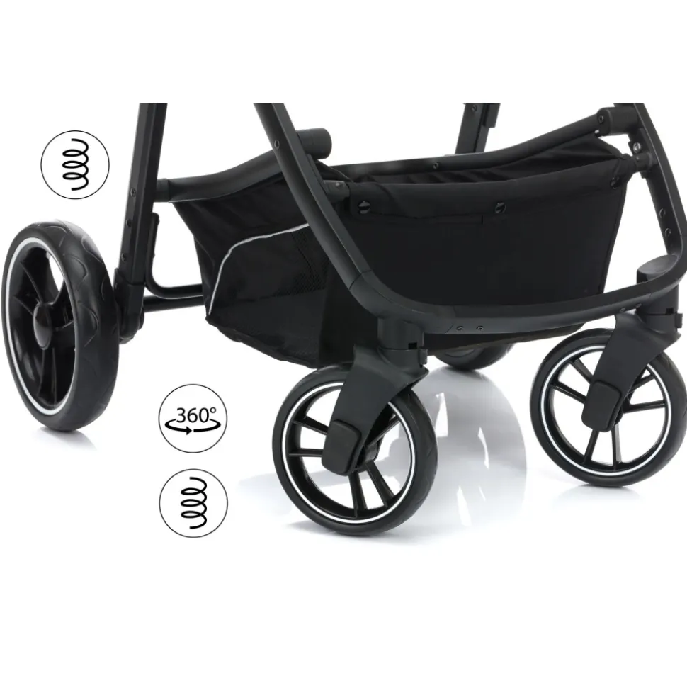 Poussette trio combinée 3en1 jaguar beige chiné