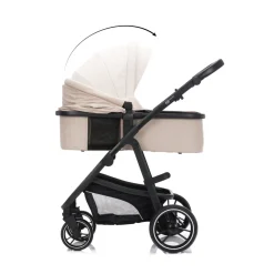 Poussette trio combinée 3en1 jaguar beige chiné
