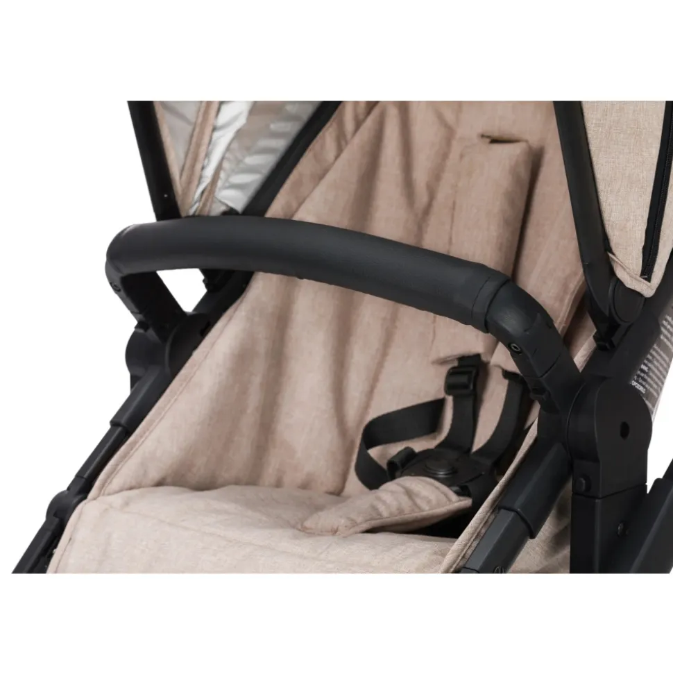 Poussette trio combinée 3en1 jaguar beige chiné