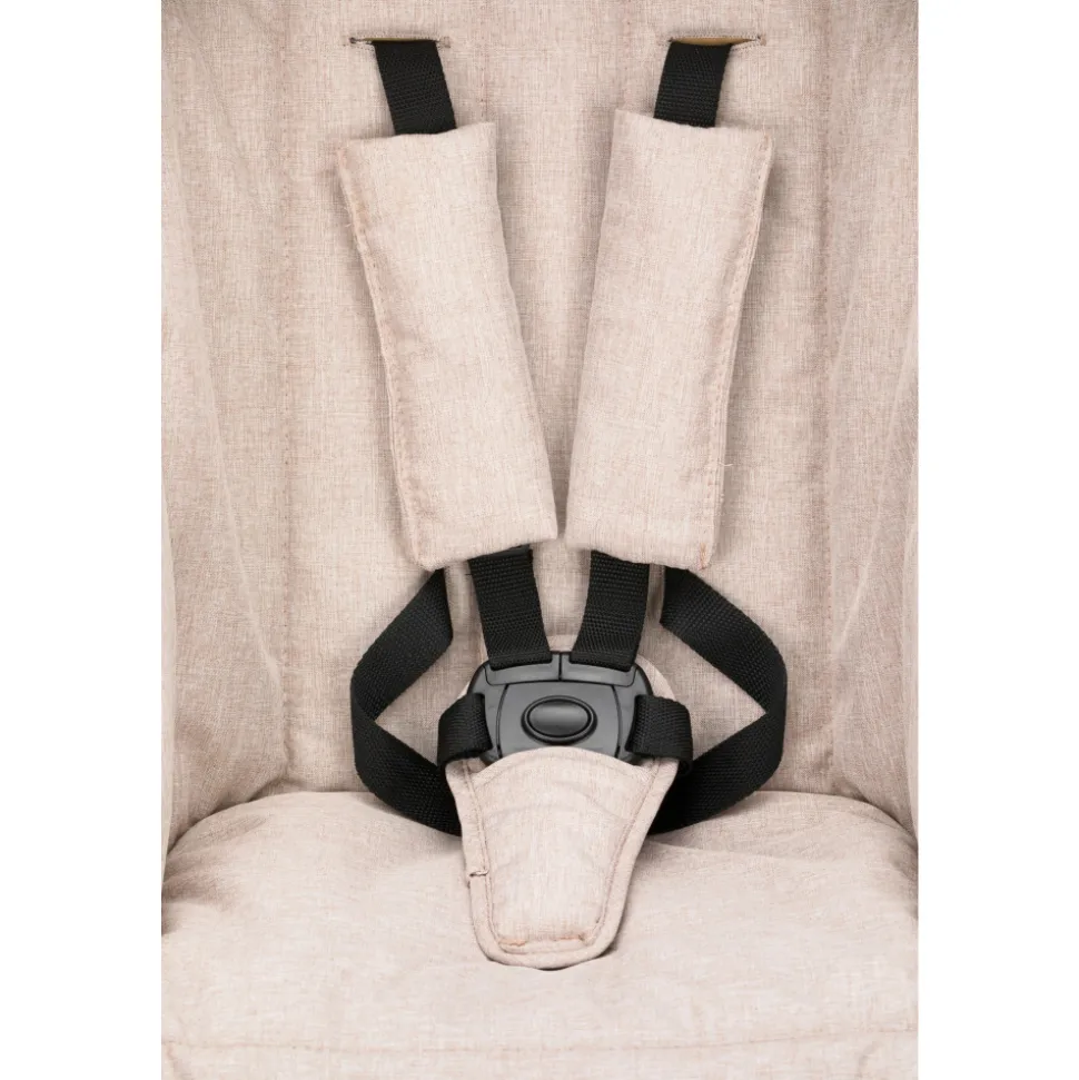 Poussette trio combinée 3en1 jaguar beige chiné