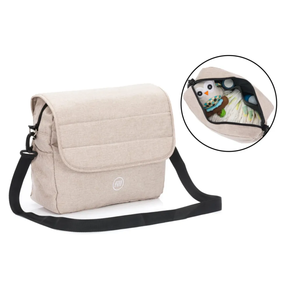 Poussette trio combinée 3en1 jaguar beige chiné