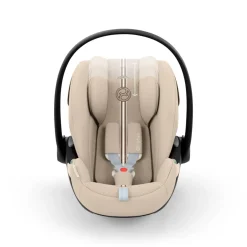 Poussette trio eezy s twist+ 2 pivotante almond beige avec nacelle cot s et siège auto cloud g3 i-size tissu plus