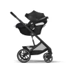 Poussette trio eezy s twist+ 2 pivotante almond beige avec nacelle cot s et siège auto aton b2 i-size