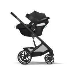 Poussette trio eezy s twist+ 2 pivotante almond beige avec nacelle cot s et siège auto aton b2 i-size
