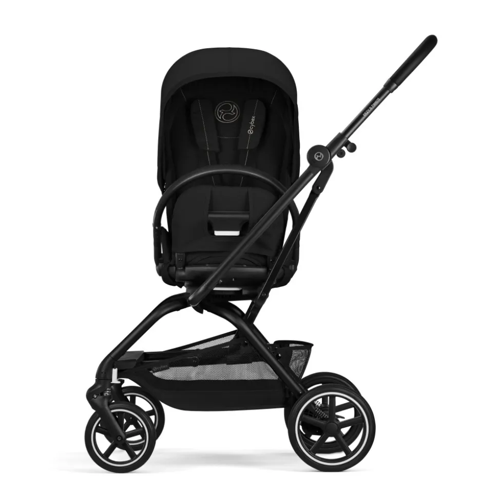 Poussette trio eezy s twist+ 2 pivotante magic black avec nacelle cot s et siège auto cloud g3 i-size tissu plus