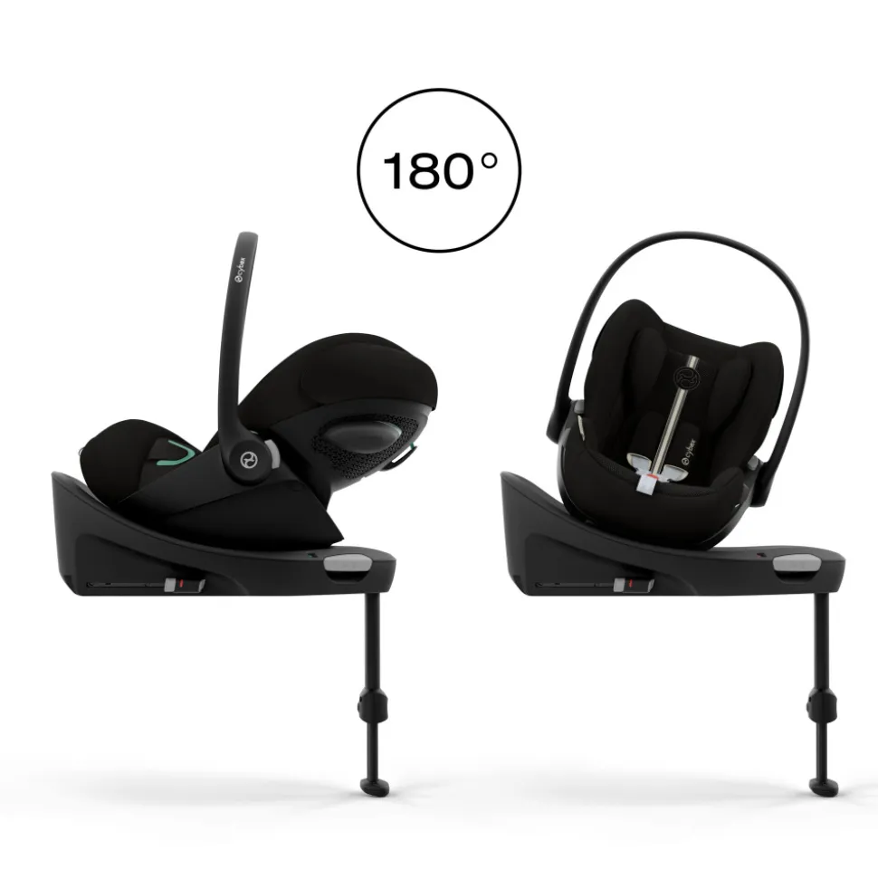 Poussette trio eezy s twist+ 2 pivotante magic black avec nacelle cot s et siège auto cloud g3 i-size tissu plus