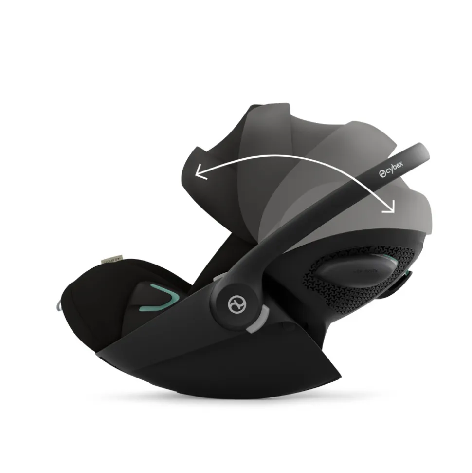 Poussette trio eezy s twist+ 2 pivotante magic black avec nacelle cot s et siège auto cloud g3 i-size tissu plus