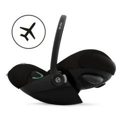 Poussette trio eezy s twist+ 2 pivotante magic black avec nacelle cot s et siège auto cloud g3 i-size tissu plus