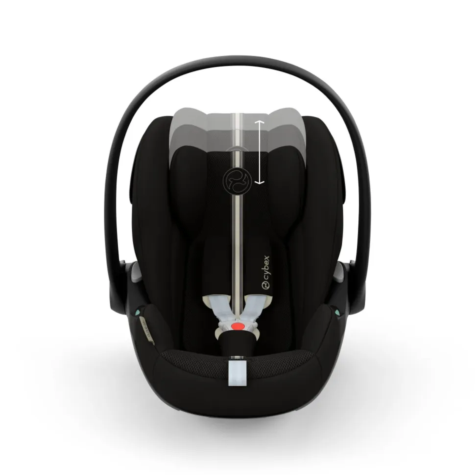 Poussette trio eezy s twist+ 2 pivotante magic black avec nacelle cot s et siège auto cloud g3 i-size tissu plus