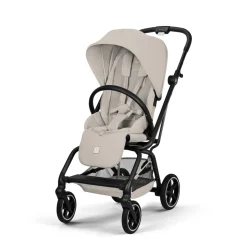 Poussette trio eezy s twist+ 2 pivotante dune grey avec nacelle cot s et siège auto aton b2 i-size