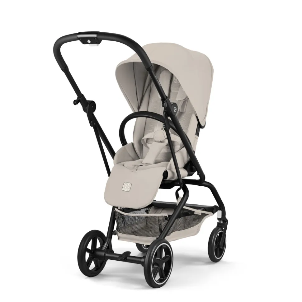 Poussette trio eezy s twist+ 2 pivotante dune grey avec nacelle cot s et siège auto aton b2 i-size