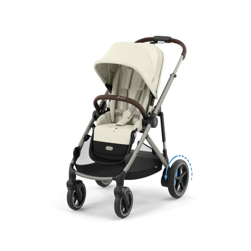 Poussette trio e-gazelle s seashell beige + siège auto aton b2 i-size + nacelle s