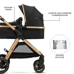 Poussette trio esme pro beige