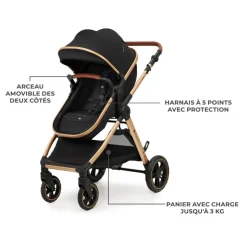 Poussette trio esme pro beige