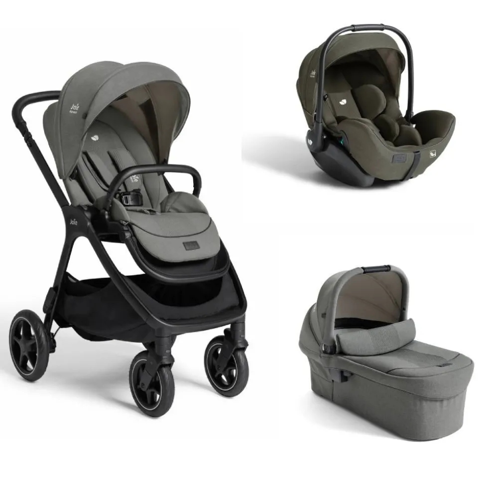 Poussette trio finiti + siège auto i-level pro + nacelle ramble xl evergreen vert
