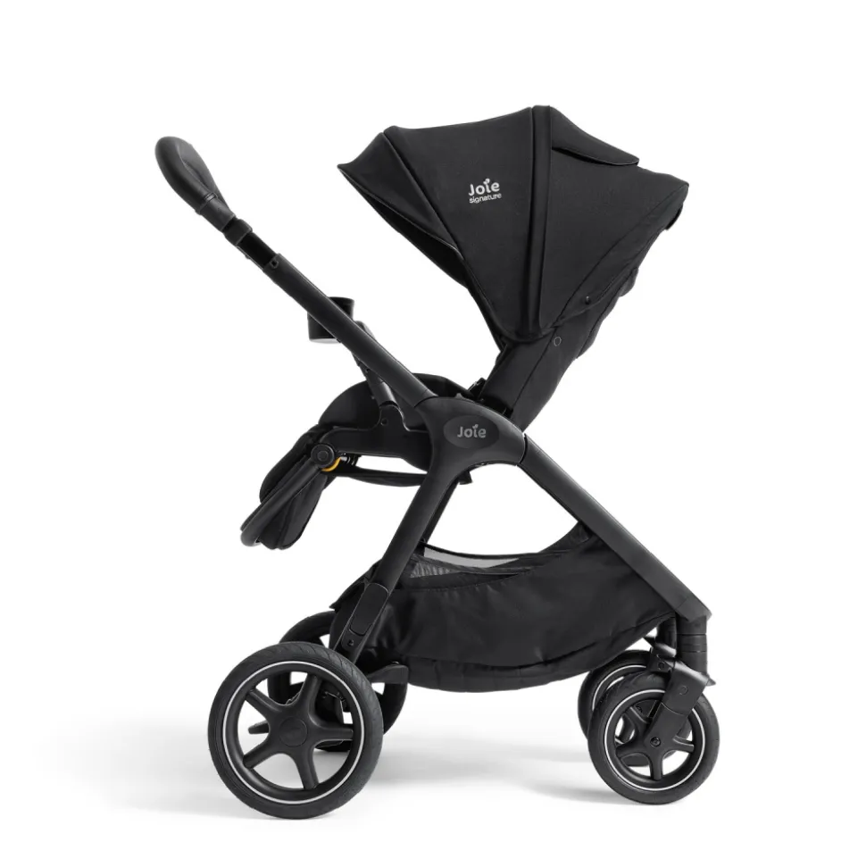 Poussette trio finiti signature eclipse + siège auto i-snug 2 shale + nacelle ramble signature xl eclipse noir