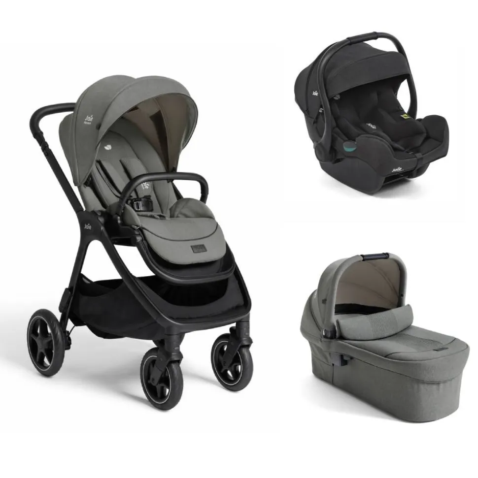 Poussette trio finiti signature + siège auto i-gemm 3 raven + nacelle ramble signature xl evergreen