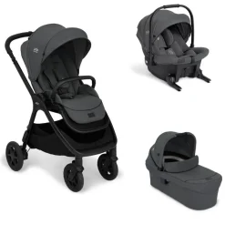 Poussette trio finiti signature + siège auto sprint + nacelle ramble xl ebony gris