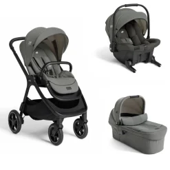 Poussette trio finiti signature + siège auto sprint + nacelle ramble xl evergreen vert