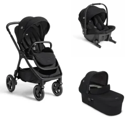Poussette trio finiti signature + siège auto sprint + nacelle ramble xl eclipse noir