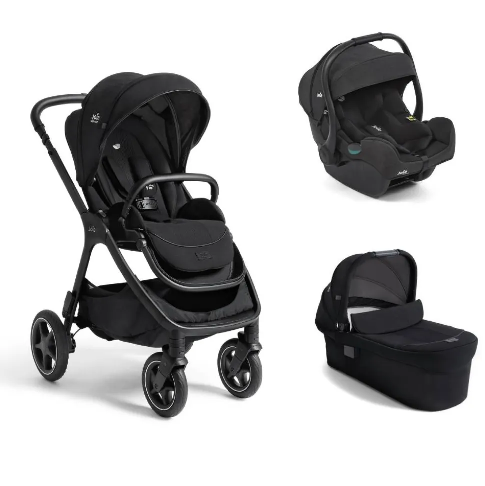 Poussette trio finiti signature + siège auto i-gemm 3 raven + nacelle ramble signature xl eclipse