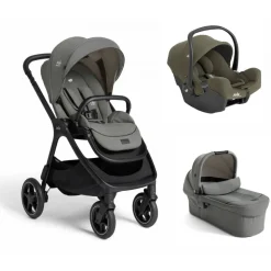 Poussette trio finiti signature + siège auto i-snug 2 fern + nacelle ramble signature xl evergreen