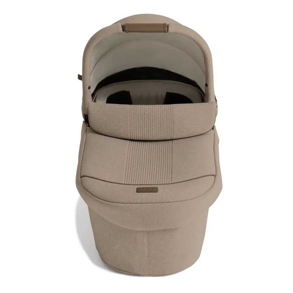 Poussette trio finiti signature sandstone + siège auto i-snug 2 cashew + nacelle ramble signature xl sandstone beige
